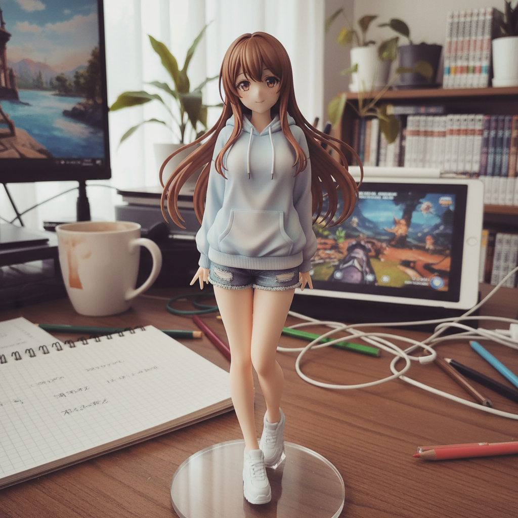 Anime Figure: an example made with Omni Banana